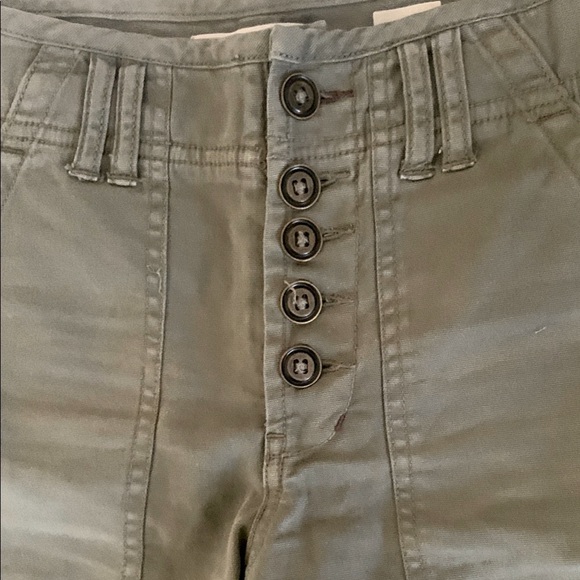 Anthropologie Olive Green Shorts - Picture 5 of 9